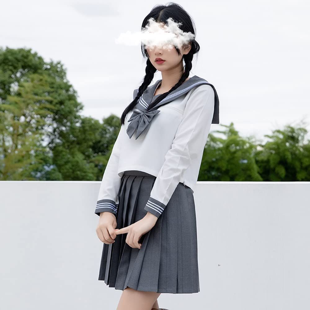 楽天市場】セーラー服 3点セット【上着+スカート+蝶結び