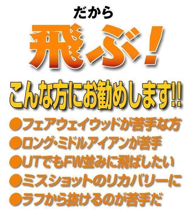 【新品カスタムヘッド】ワークスゴルフ ダイナ FTR 激飛び高反発UT2個セット