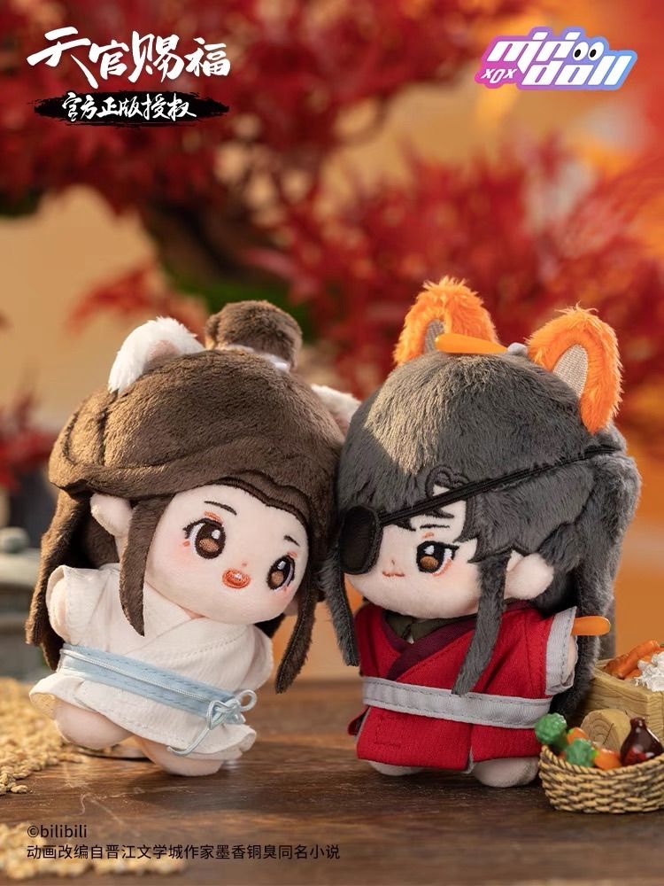 天官賜福 謝怜 花城 三郎 10cmぬいぐるみチャームの通販 by