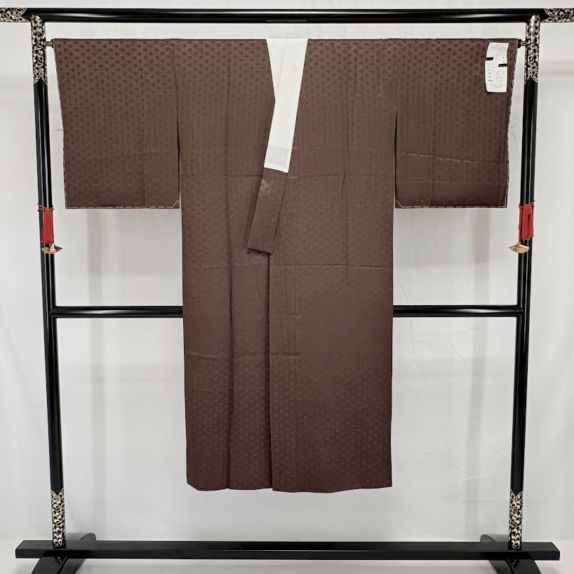 ゆりのはな　未使用品　長襦袢　紋ちりめん　友禅金彩加工　絞り入り　正絹　E703 ゆりのはな 未使用品 長襦袢 紋ちりめん 友禅金彩加工 絞り入り