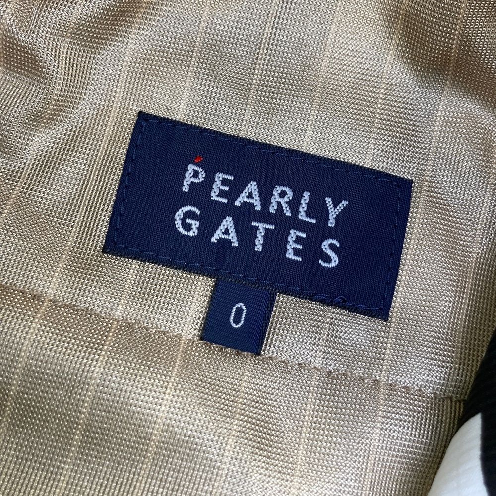 サイズ：0 PEARLY GATES パーリーゲイツ 蓄熱スカート チェック柄