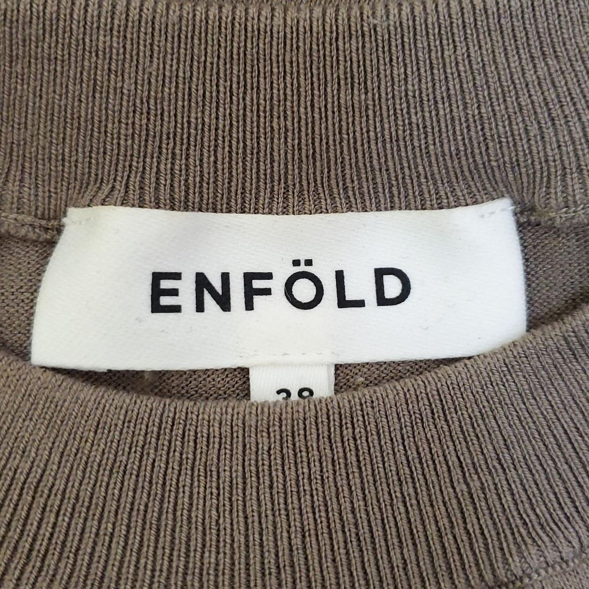 ENFOLD(エンフォルド) 長袖カットソー サイズ38 M レディース美