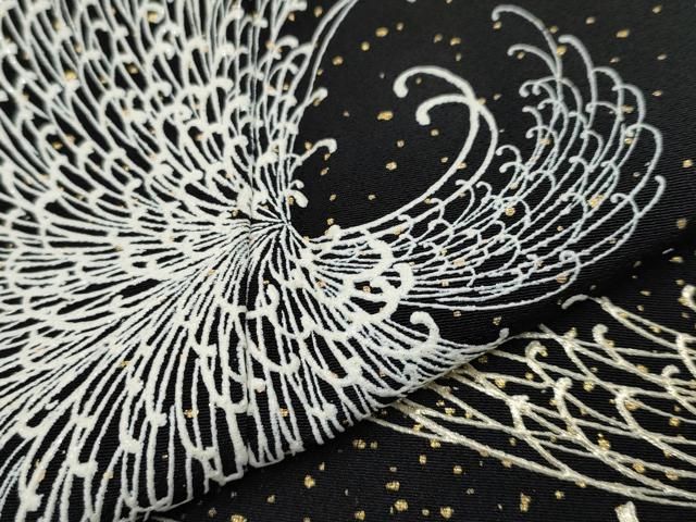 平和屋本店□極上 金彩友禅 卓越技能者・名工・和田光正 黒留袖 乱菊