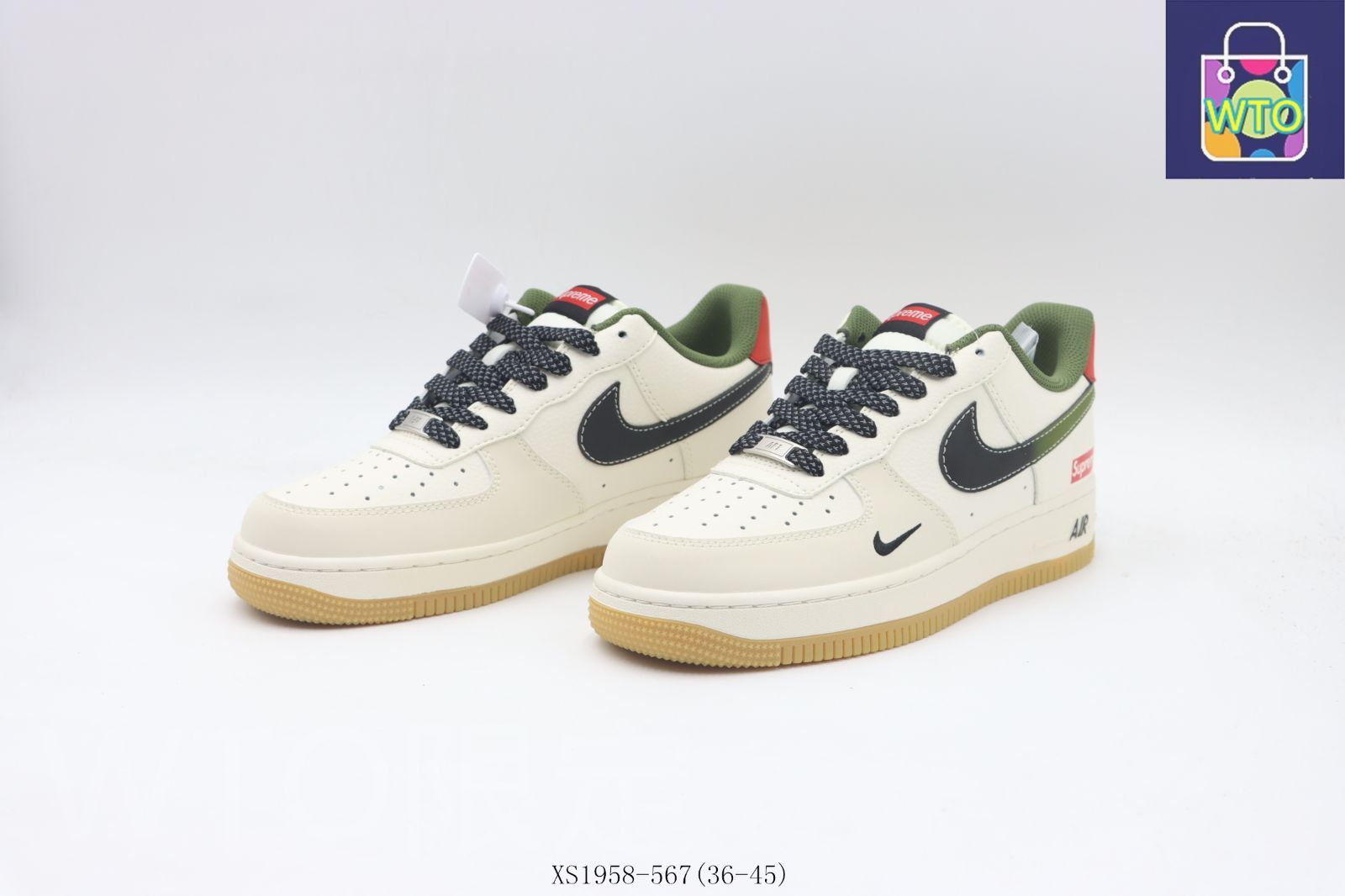 1958-567 ホワイトブラックグリーン-WTO輸入2