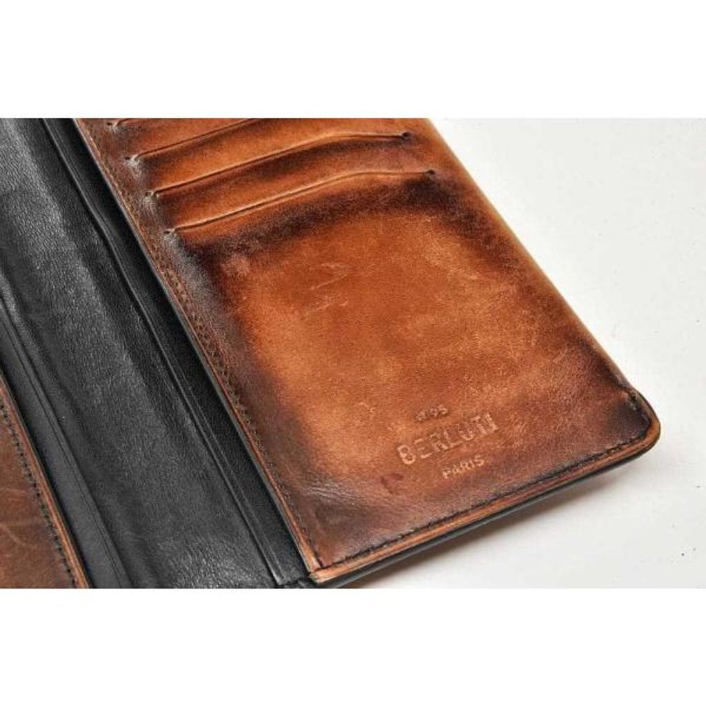 ベルルッティ Berluti 財布 メンズ ブランド カリグラフィー 長財布
