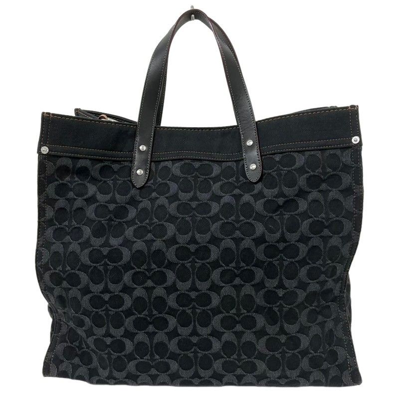 COACH コーチ フィールド トート 40 シグネチャー デニム 2WAY