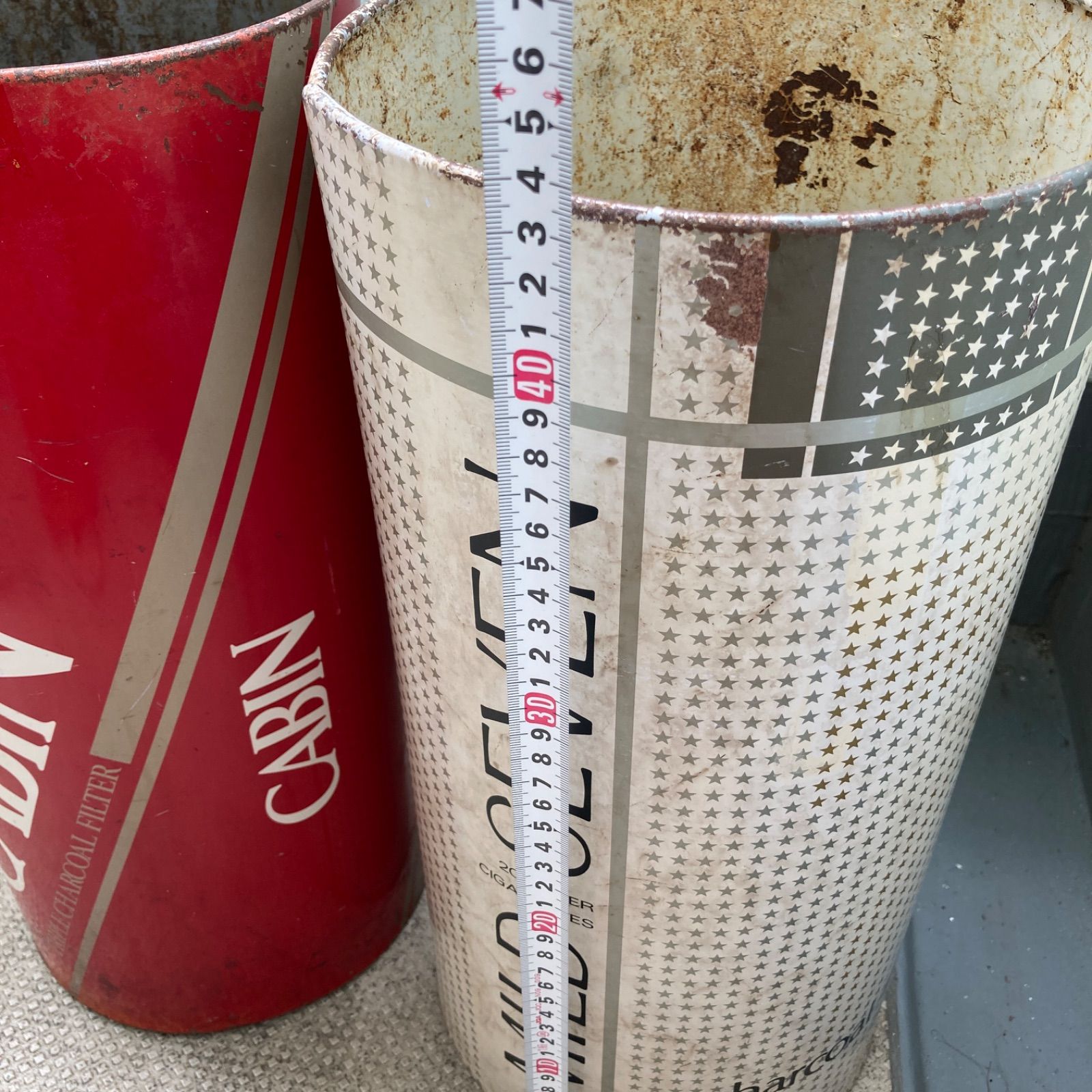 タバコ ゴミ箱 レトロ - メルカリ