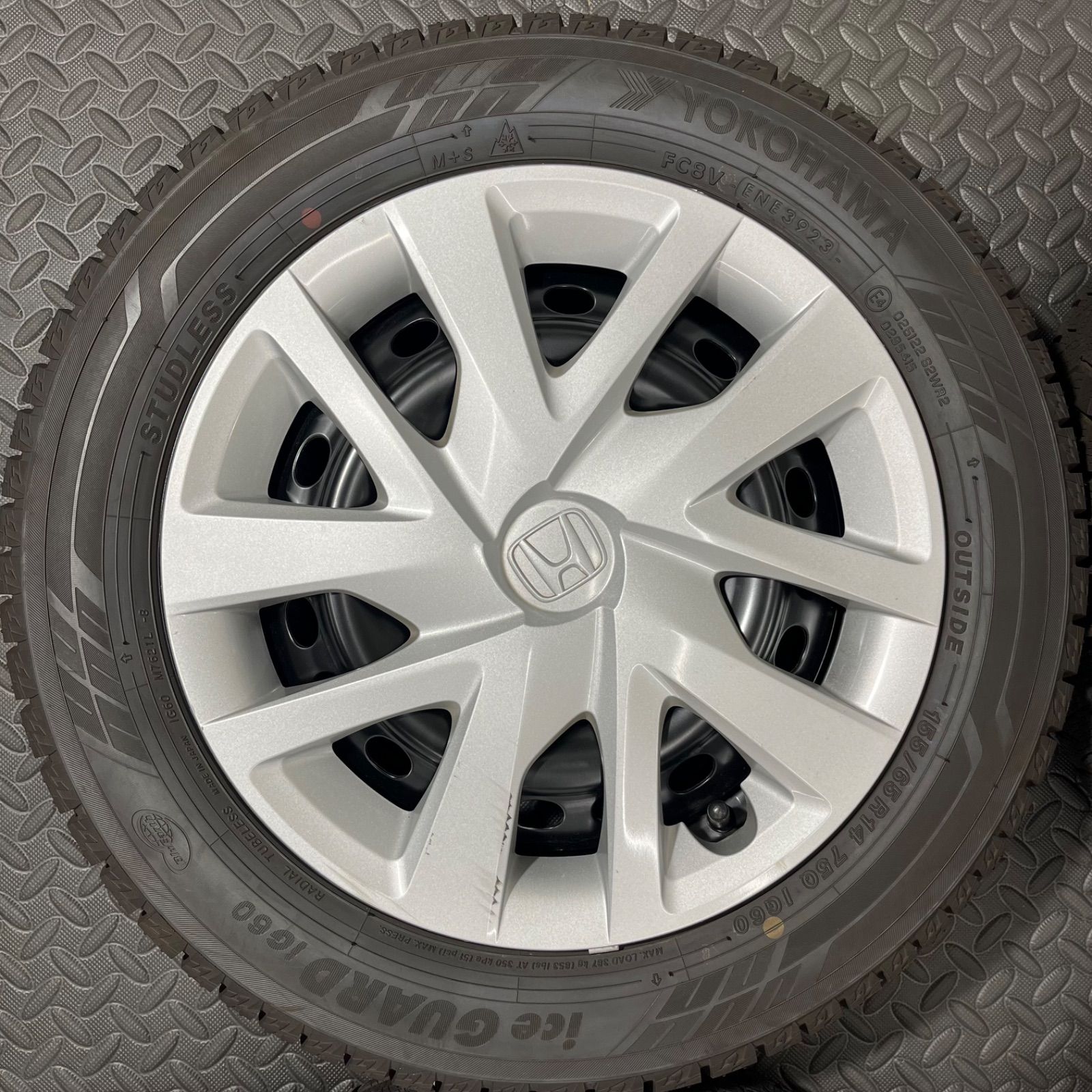 23年 155 65R14 ヨコハマ アイスガードIG60 ホンダ JF3 N-BOX N-WGN スタッドレスタイヤ 1041M