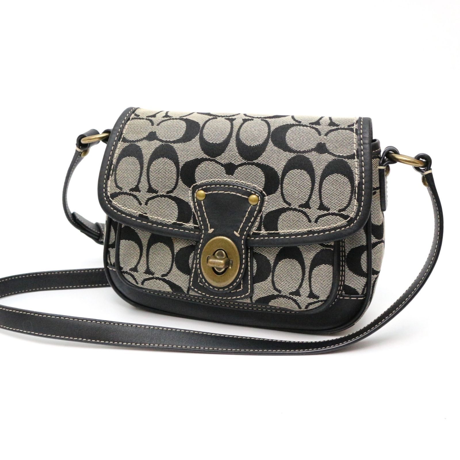 コーチ 10566 シグネチャー ショルダーバッグ クロスボディバッグ