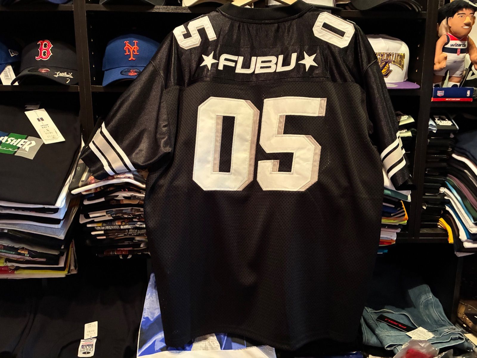 FUBU OG GAME SHIRT/オリジナルゲームシャツ【FAM-51722】BLACK