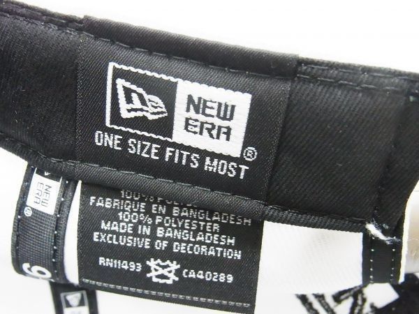 PXG NEW ERA 9FIFTYPXGロゴストラップバックキャップOSFM白