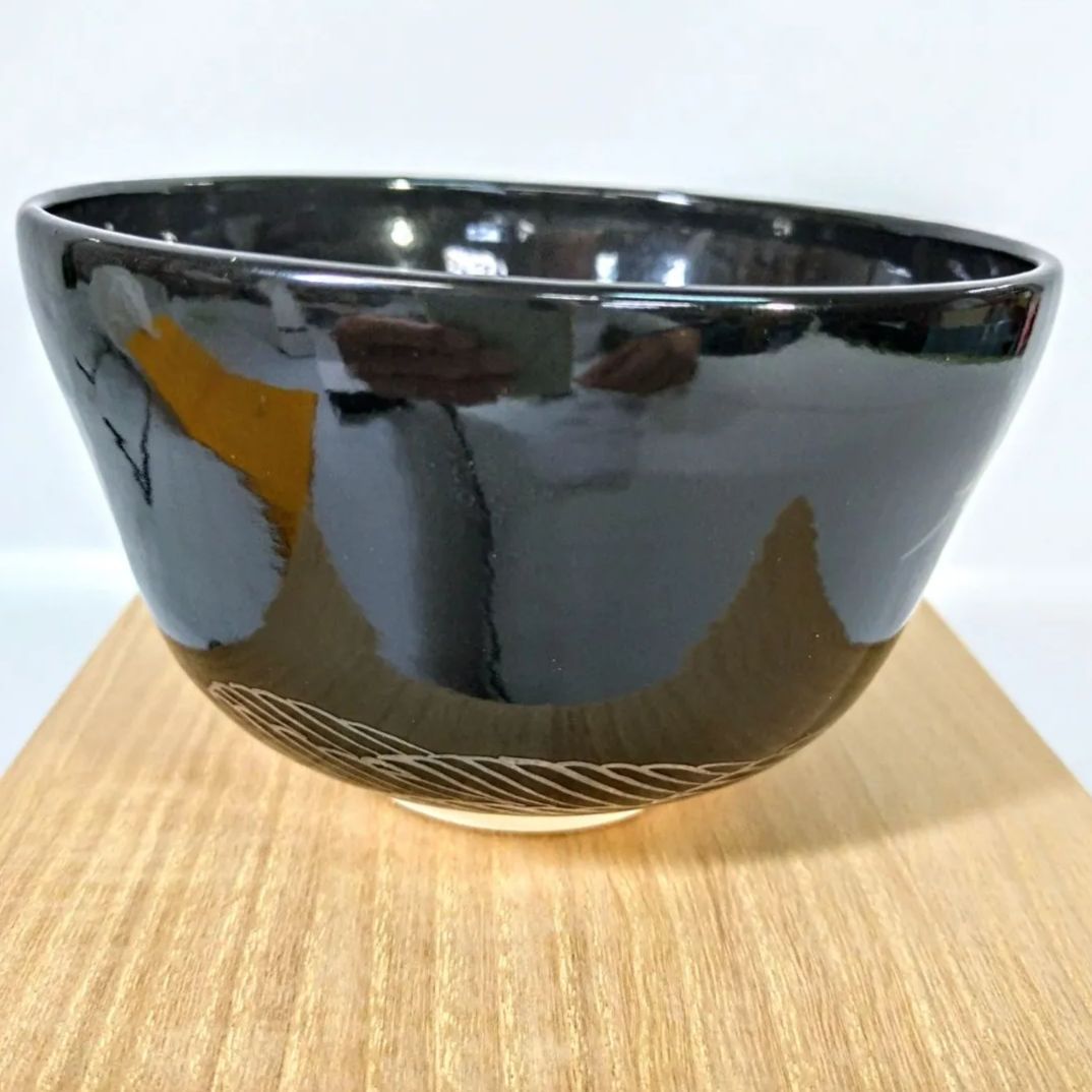 中国制造 つつじ柄 「四季平安」 茶碗 4客セット 中国制造 つつじ柄