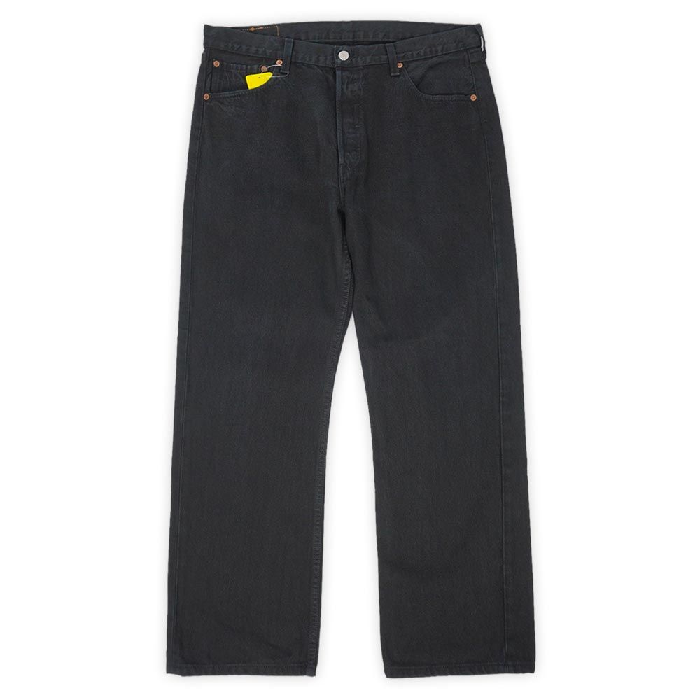 リーバイス Levi's 00s 2000年代 Y2K 501 ブラックデニムパンツ ジーンズ ストレート 定番 アメカジ USA 505 550 560 ヴィンテージ アメリカ古着 メンズ ズボン パンツ 黒 W36 L32【中古】