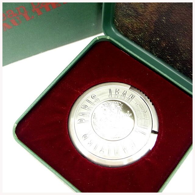 ジャンポール ゴルチェ Jean Paul Gaultier ライター GB地図 UFOライター シルバー レディース