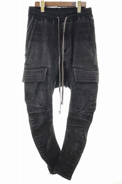 エーエフアーティファクト A.F ARTEFACT SAROUEL SKINNY PANTS BLACK SIZE2 サルエル スキニー パンツ ブラック ブランド古着ベクトル 250923