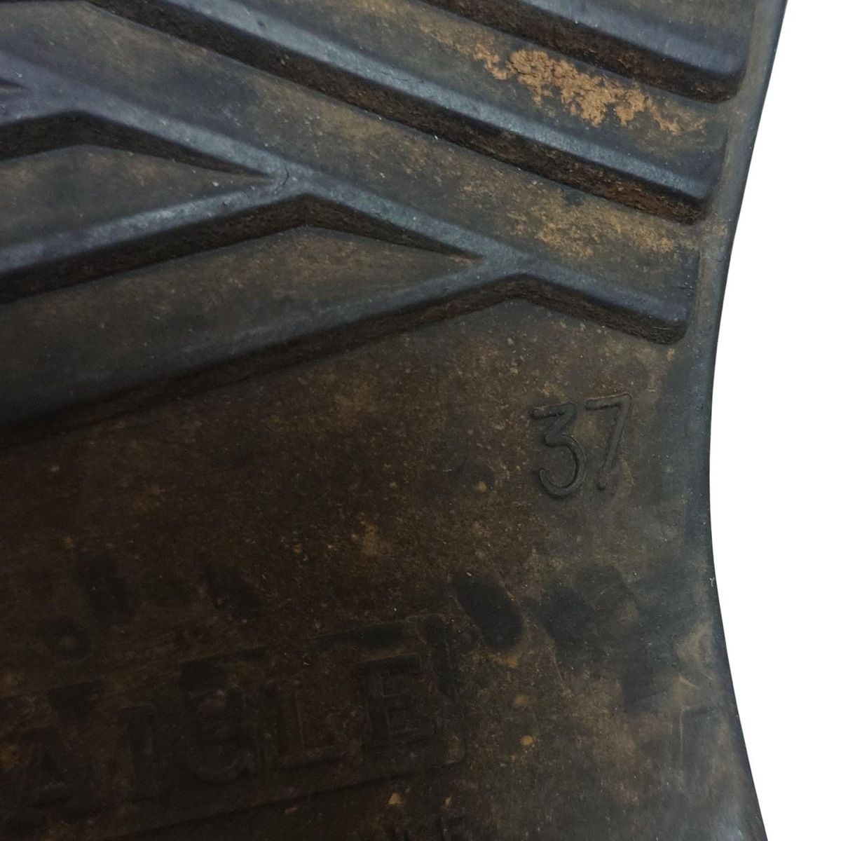  AIGLE エーグル レインブーツ 37 レディース - 黒 レインシューズ 長靴 レインシューズ