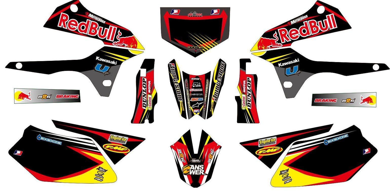 08-20 KLX250 DトラッカーX カワサキ デカール dg3 - メルカリ