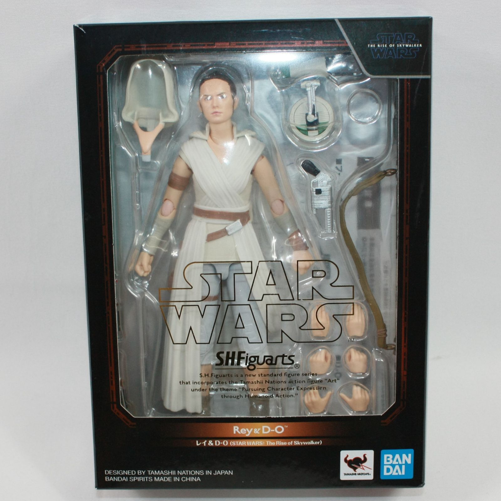 (未使用･未開封品)S.H.フィギュアーツ スター・ウォーズ レイ &amp; D-O(STAR WARS:The Rise of Skywalker) 約145mm PVC&amp;ABS製 塗装済み可動フィギュア Amazon.com: S.H. Figuarts Rey & D-O (Star Wars: The Rise of