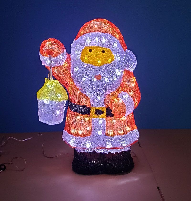 モチーフライト　LEDアクリルサンタ　JOA-190 モチーフライト LEDアクリルサンタ JOA-190