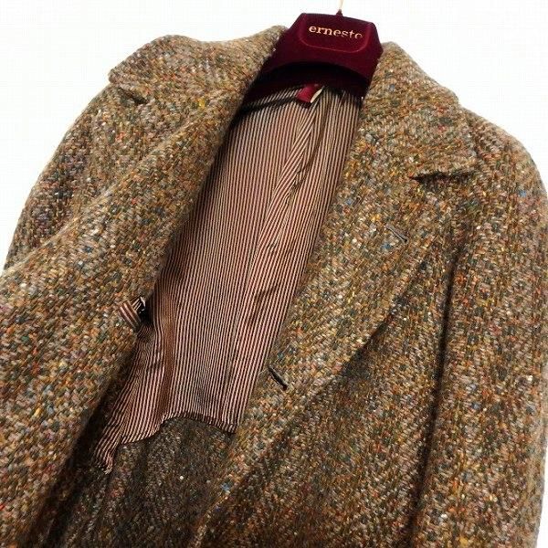人気定番，低価 #wnc エルネスト ERNESTO コート 茶 マルチ ウール
