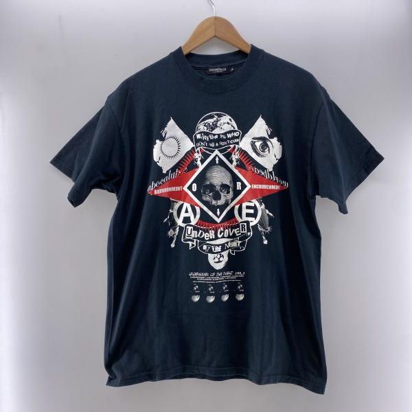 UNDER COVER 03SS SCAB期 上映会 S|S Tee ブラック×レッド サイズL アンダーカバー 24