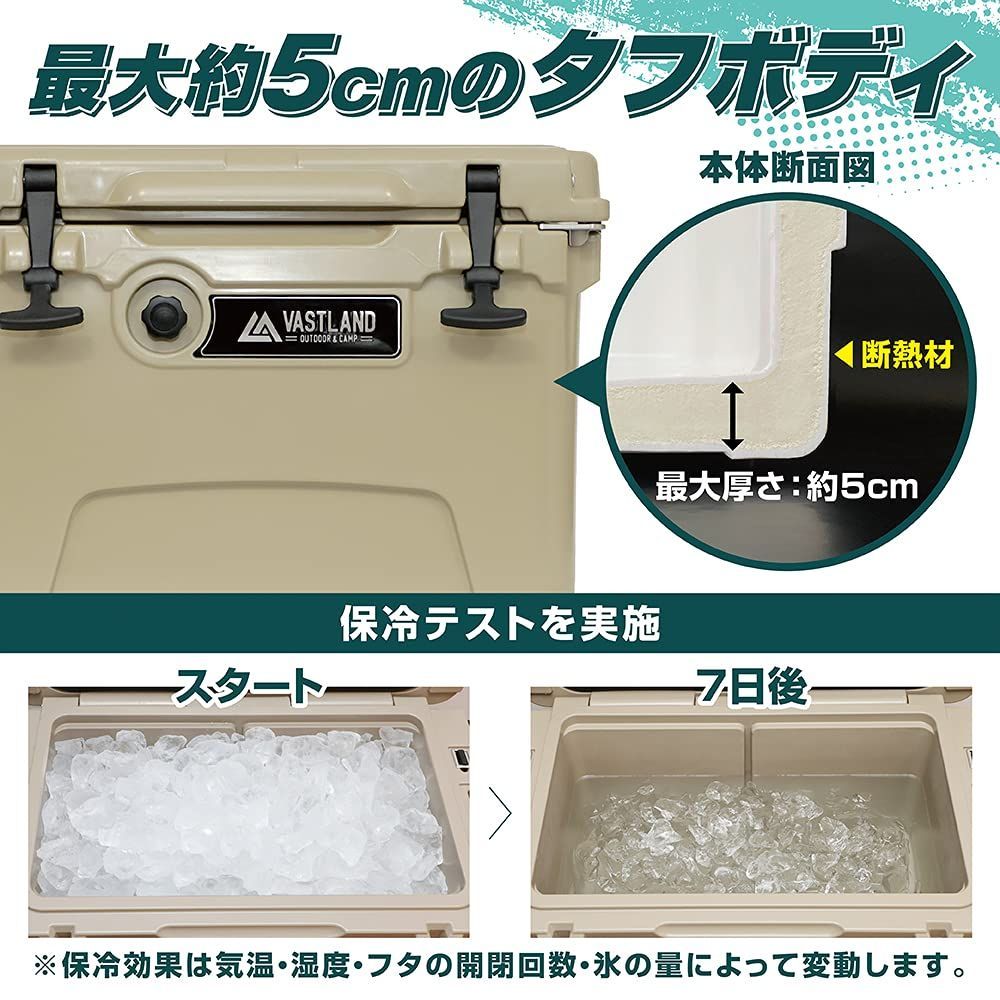 VASTLAND(ヴァストランド) タフクーラーボックス T型フックタイプ ロト  