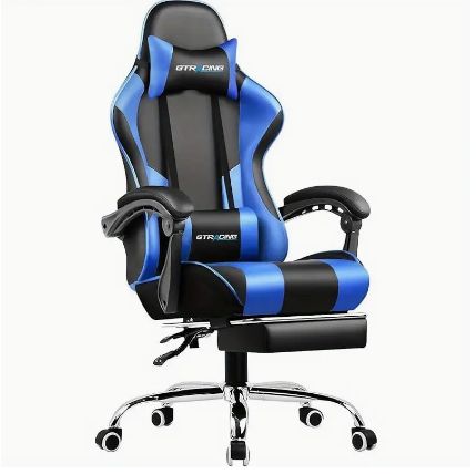 ゲーミングチェア デスクチェア オットマン付き PCチェア 140