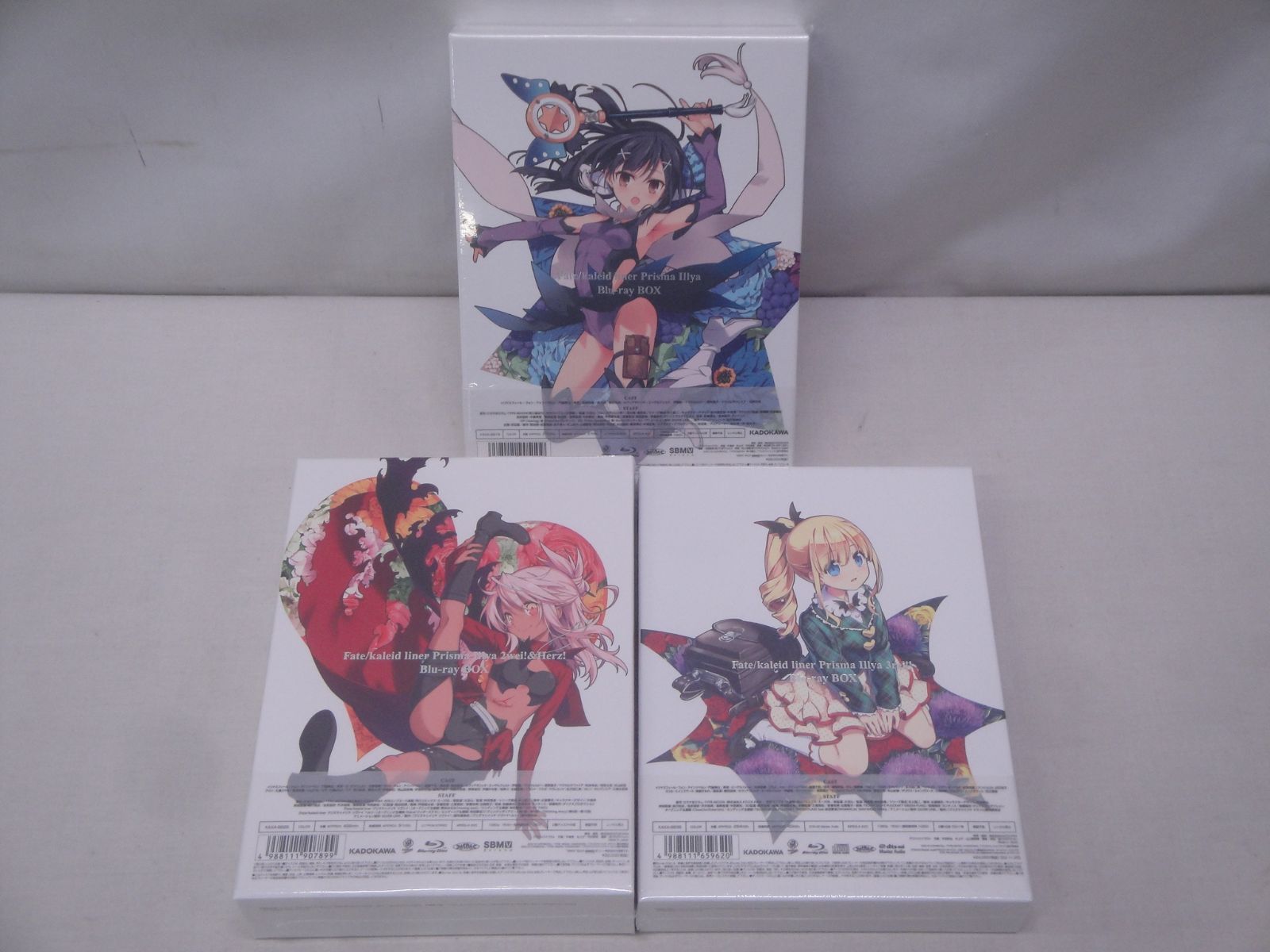 【未開封品】Fate/kaleid liner プリズマ☆イリヤ Blu-ray BOX ツヴァイ!＆ヘルツ! Blu-ray BOX ドライ!! Blu-ray BOX 3点セット 314