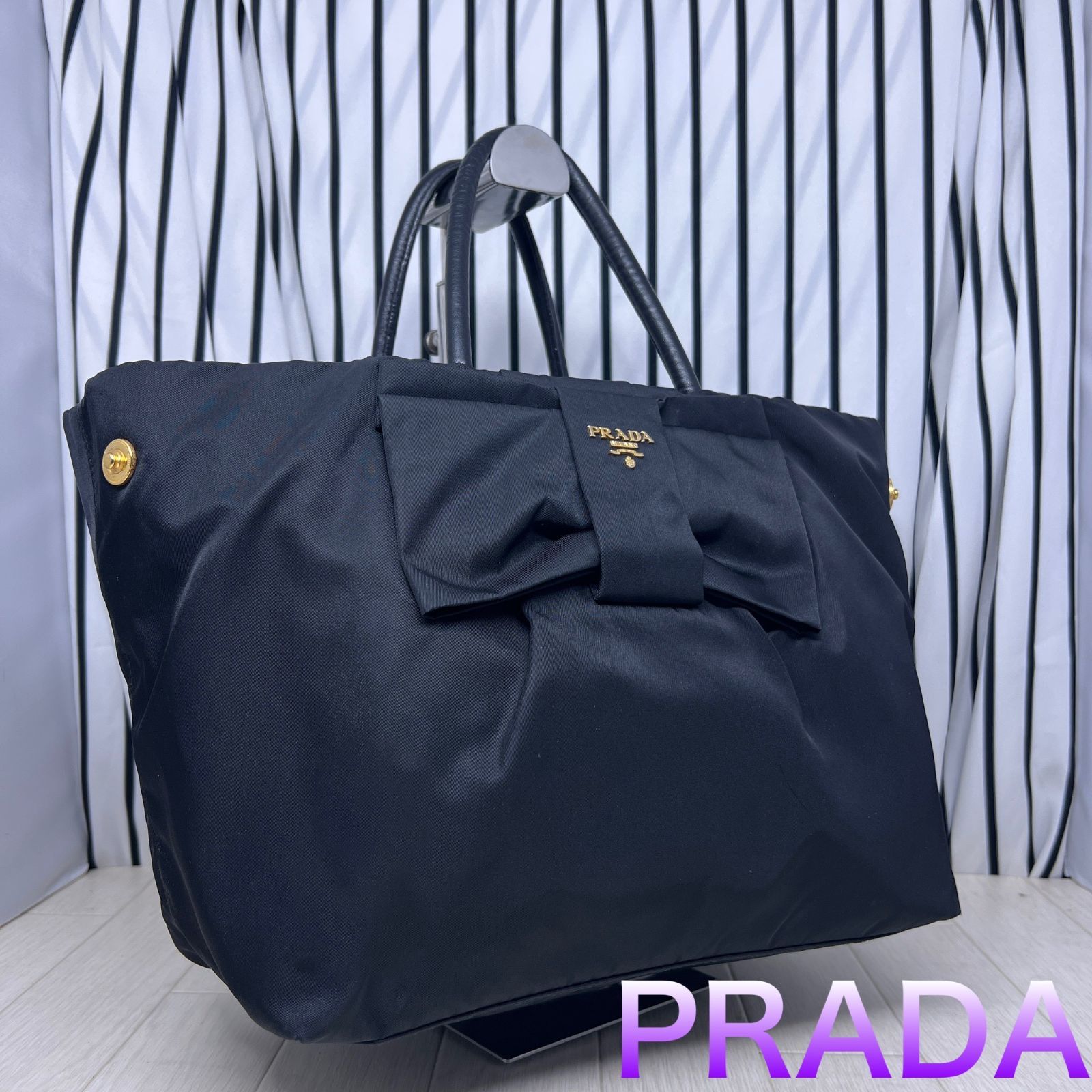 美品】PRADA×プラダ A4収納可能トートバッグ - カピバラさん - メルカリ