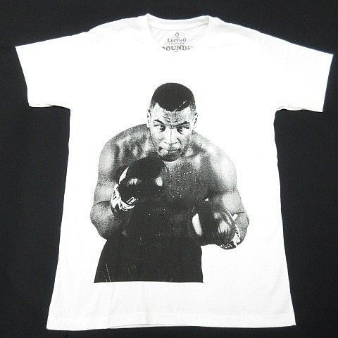 新品 マイクタイソン Mike Tyson 半袖Tシャツ ボクシング アイアンマン 鉄人 メンズ コットン 白 綿100％ Sサイズ □管理番号LBT20-140(（2）6/09  - メルカリ