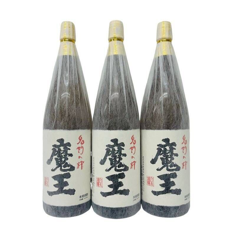 焼酎 まとめ3本セット 魔王 1800ml 25度 白玉醸造 【新品未開栓