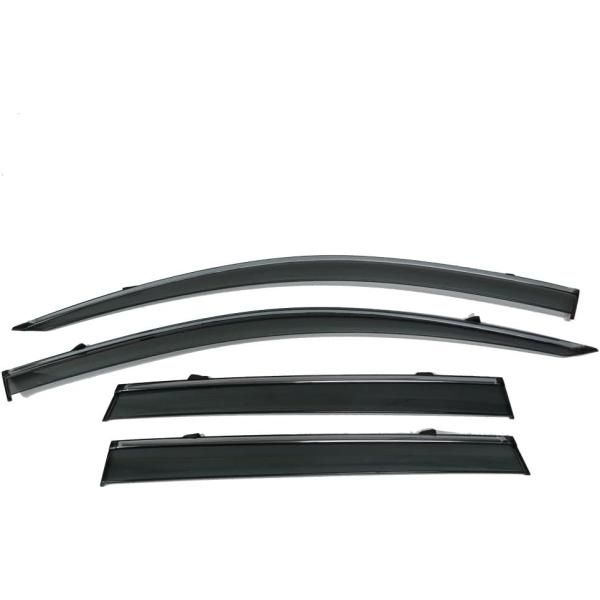 カローラクロス 10 系 11 系 15 系 ドアバイザー サイドバイザー メッキモール付き 取付金具付