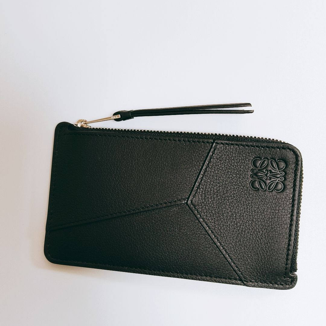新品未使用】Loewe パズル ロング コインカードホルダー ロエベ 黒