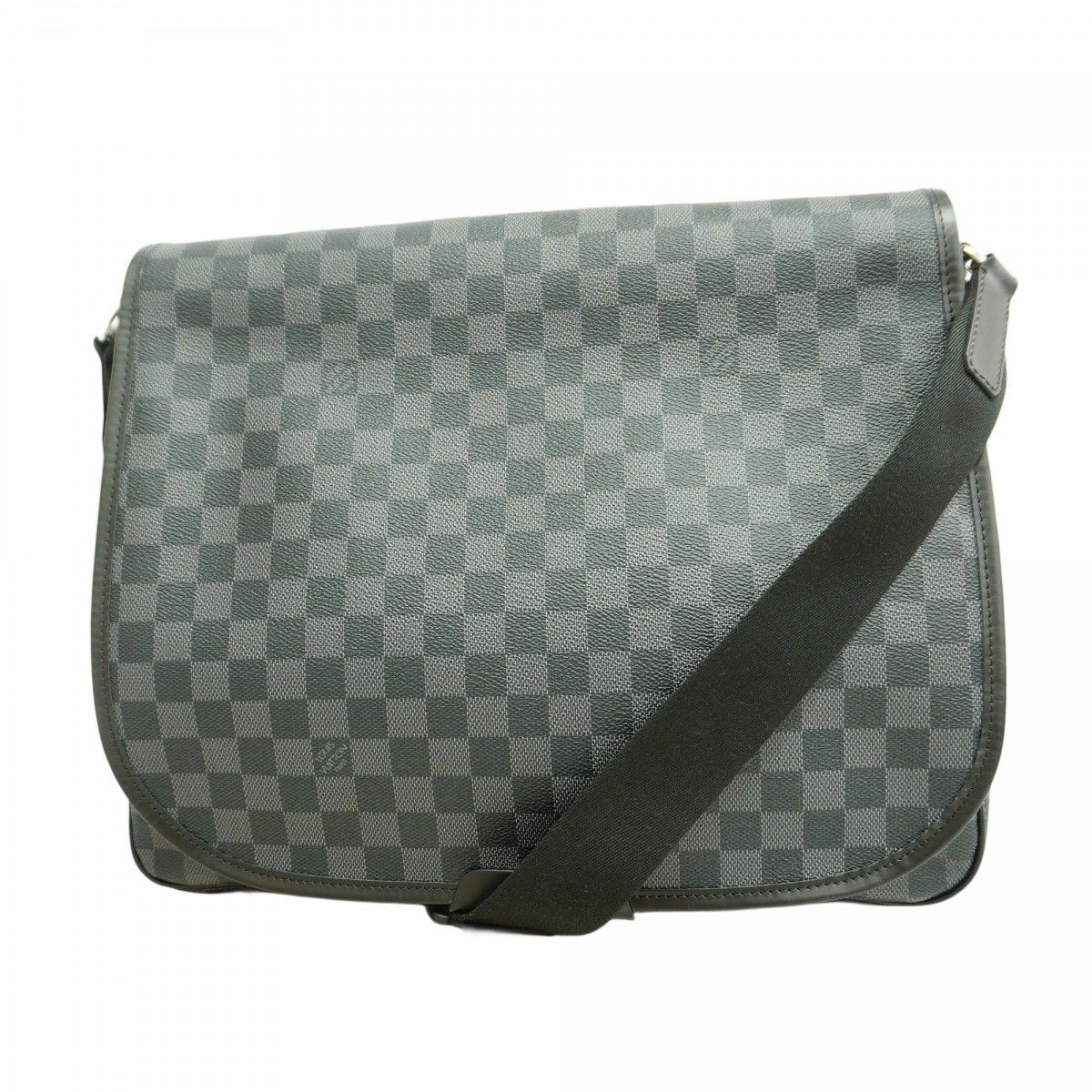 5ma0505 ルイヴィトン ショルダーバッグ ダミエ グラフィット ダニエルGM N58033 ブラック メンズ