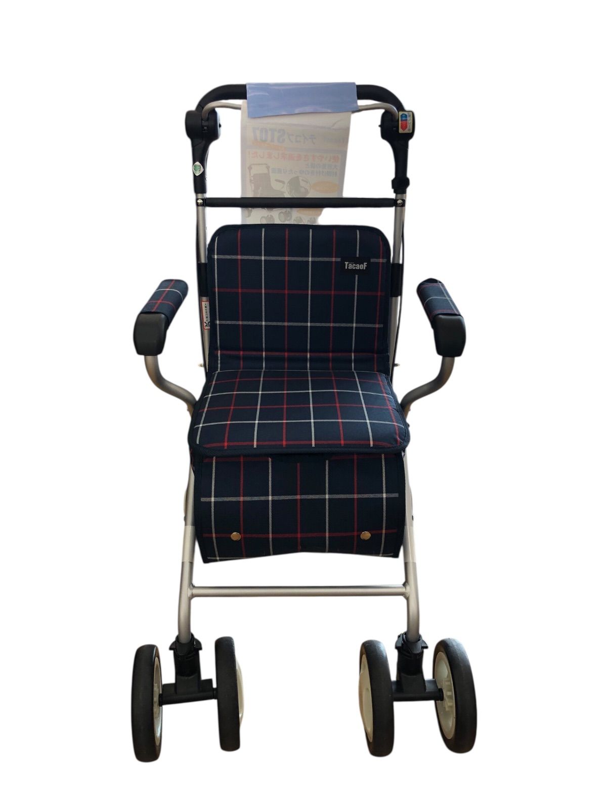 値下げ良品幸和製作所 TacaoF テイコブ シルバーカー ST07 チェック柄 幸和製作所(TacaoF)】シルバーカー テイコブST07ST07 【シルバー