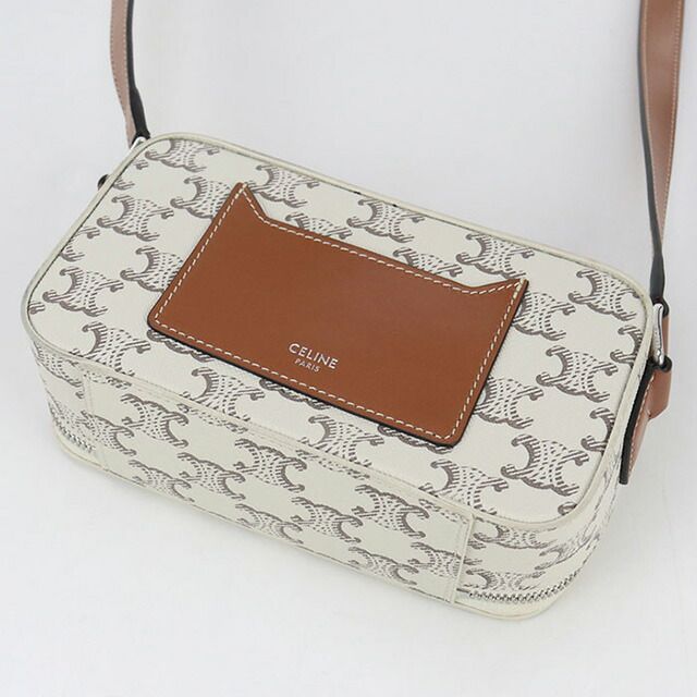 【★ギフトOK★】CELINE ミニ メッセンジャーボックス バッグ CELINE セリーヌ MINI MESSENGER BOX トリオンフ ロゴ ミニ