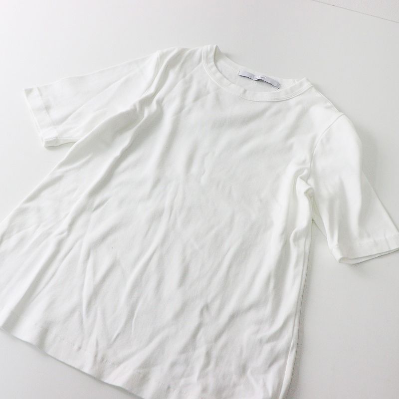 タグあり　フレームワーク ギザコットンコンパクトTEE ホワイト 美品 定価1万 2025SS フレームワーク FRAMeWORK ギザコットン