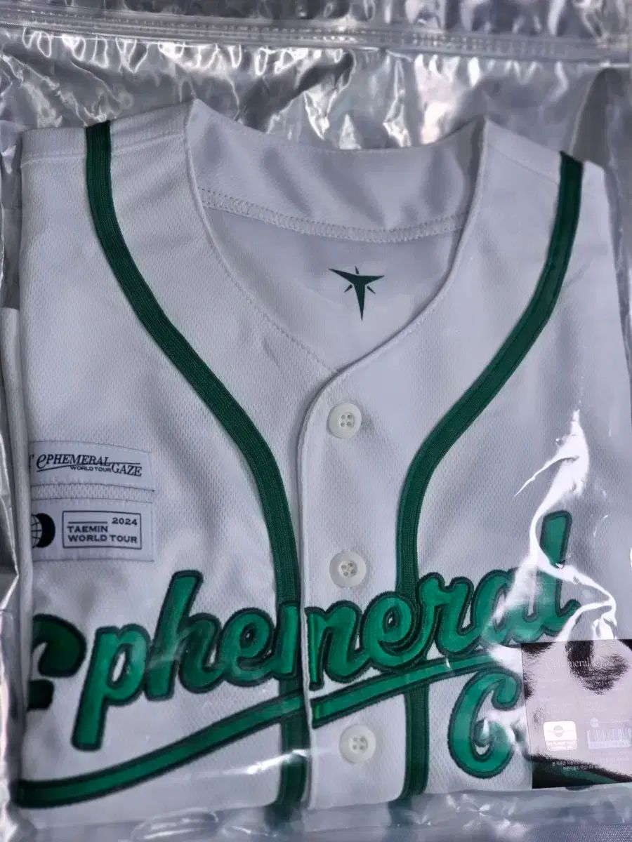 TAEMIN テミン BASEBALL JERSEY ユニフォーム ショート黒（SHINee
