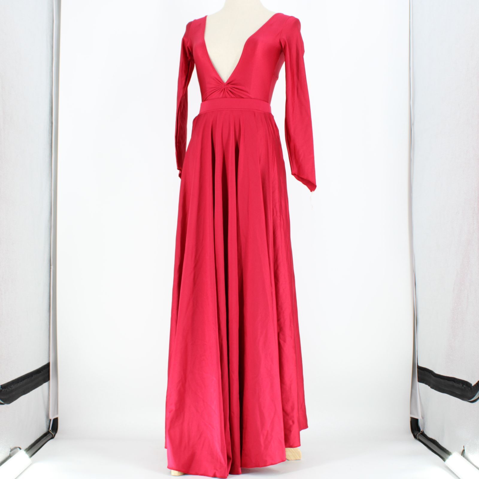 【美品 日本製 社交ダンス衣装】レッド CHACOTT ワンピース ドレス 赤 美品 日本製 社交ダンス衣装】レッド CHACOTT ワンピース ドレス 赤
