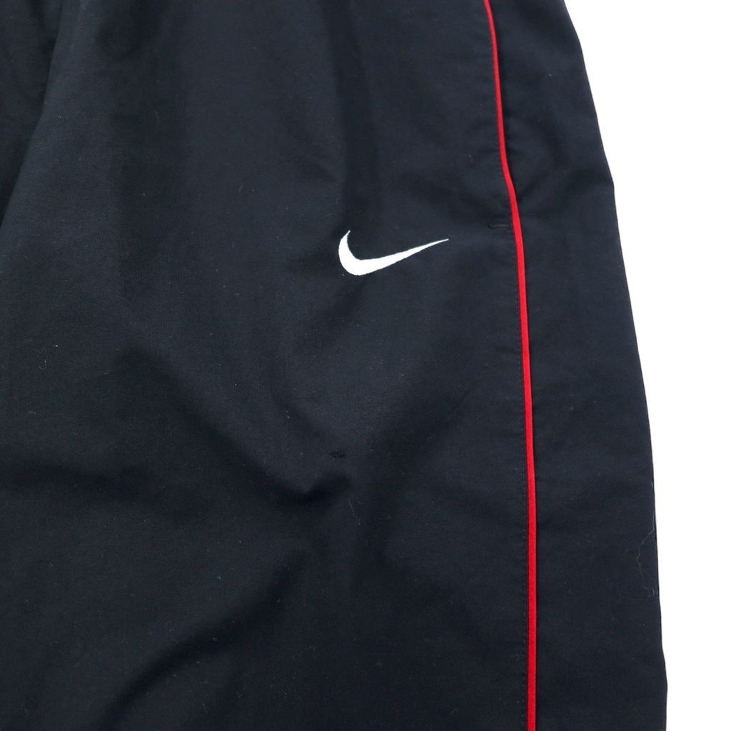 NIKE トラックパンツ ジャージ L ブラック ポリエステル サイド