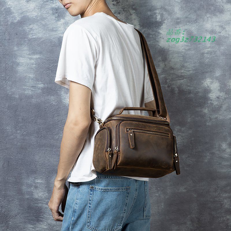 牛革 レザー メンズ ショルダーバッグ カジュアルバッグ 通勤 斜めがけ