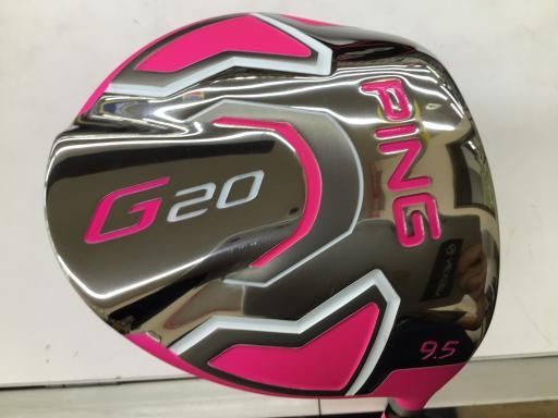 ピン G20 ピンク 9.5° ドライバー DR BUBBA LONG IN PINK フレックスS メンズ 男性用 右利き 右用 Bランク ゴルフクラブ