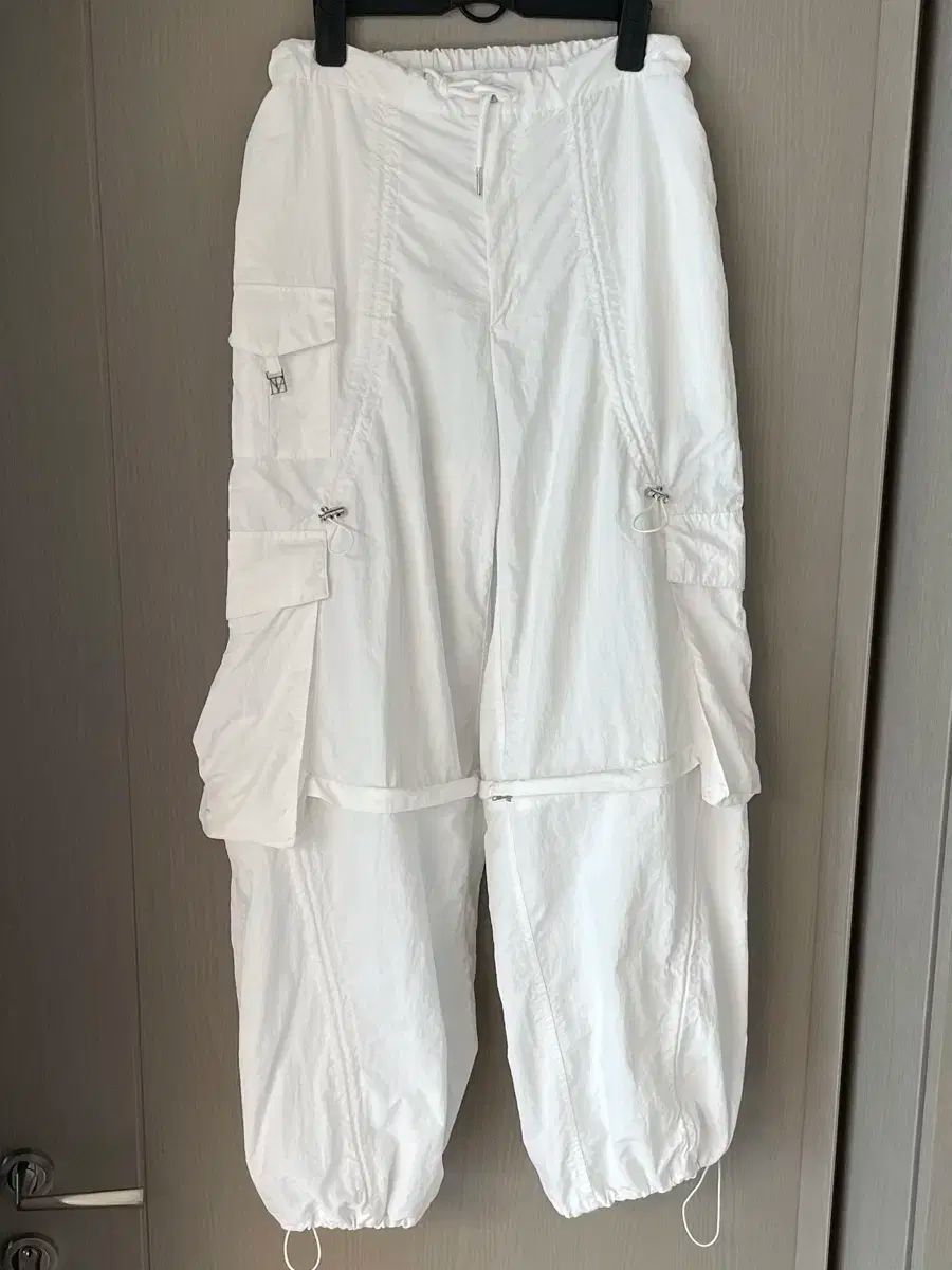 TREEMINGBIRD 2 ー way ナイロン カーゴ ズボン 白
