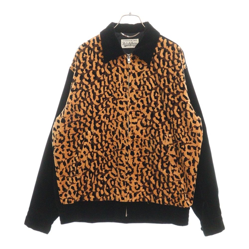 WACKO MARIA (ワコマリア) 50S Velor Leopard Jacket ベロア レオパード ジャケット ブラック/イエロー