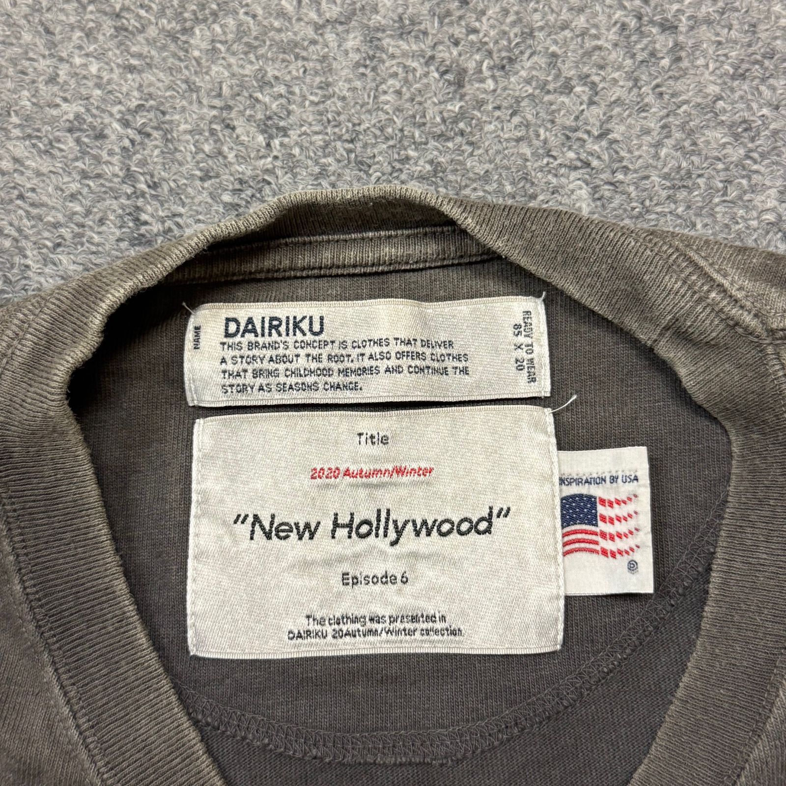 トップス DAIRIKU 20aw HOLLY WOOD Layered t-shirt HOLLYWOOD Layered T-shirt (20AW C-4) | DAIRIKU / カットソー