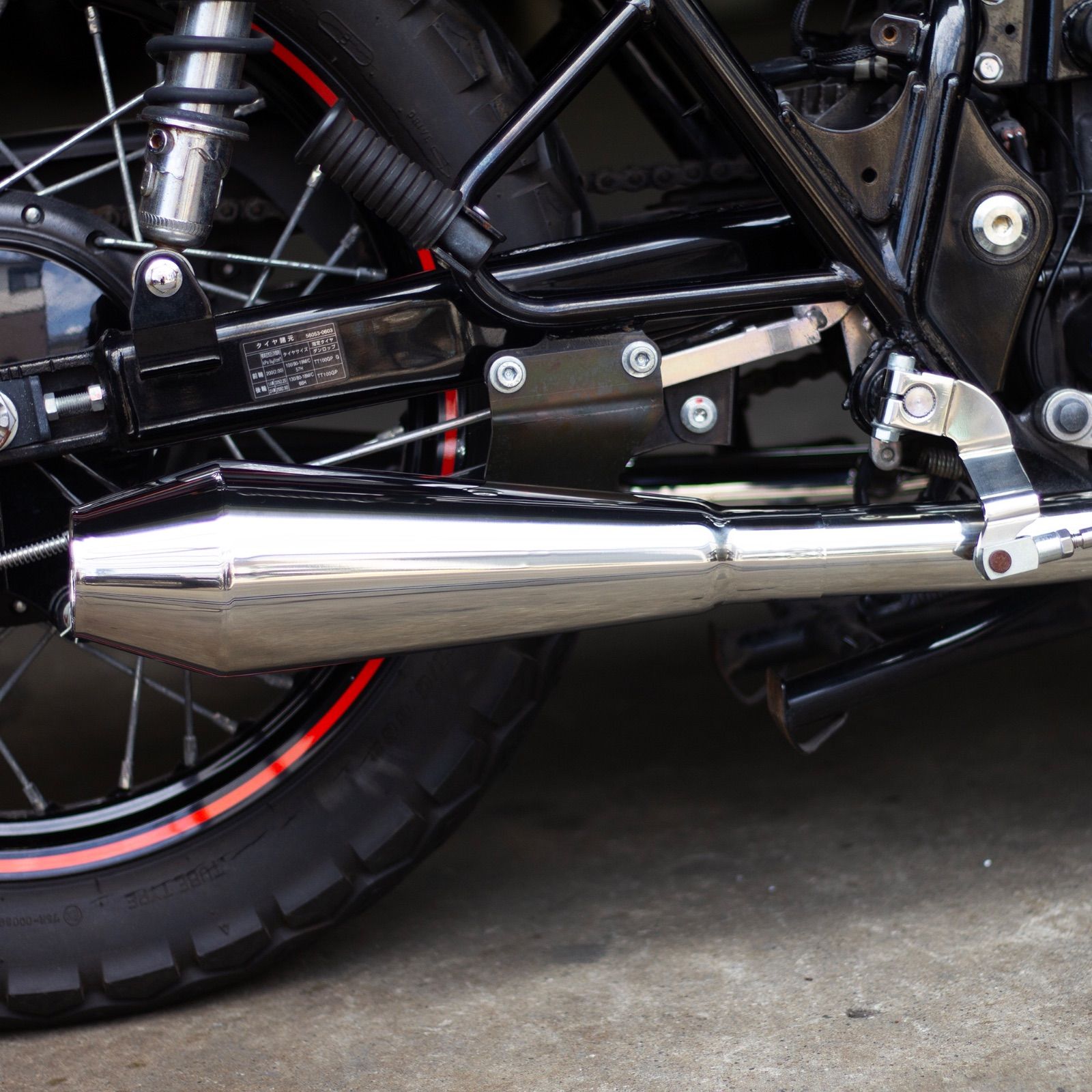 MOTOR ROCK W800用 ('11-'16) STDメガホン ショート 新型フルエキ LOW