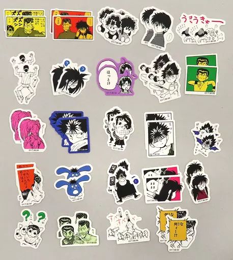 中古】シール・ステッカー 幽☆遊☆白書 フレークシール 「冨樫義博展