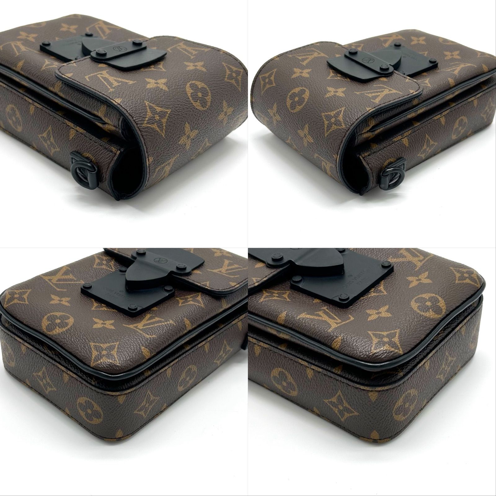 【美品】Louis Vuitton ルイ・ヴィトン モノグラム M81522 Sロック ヴェルティカル・ウェアラブル ウォレット モノグラム