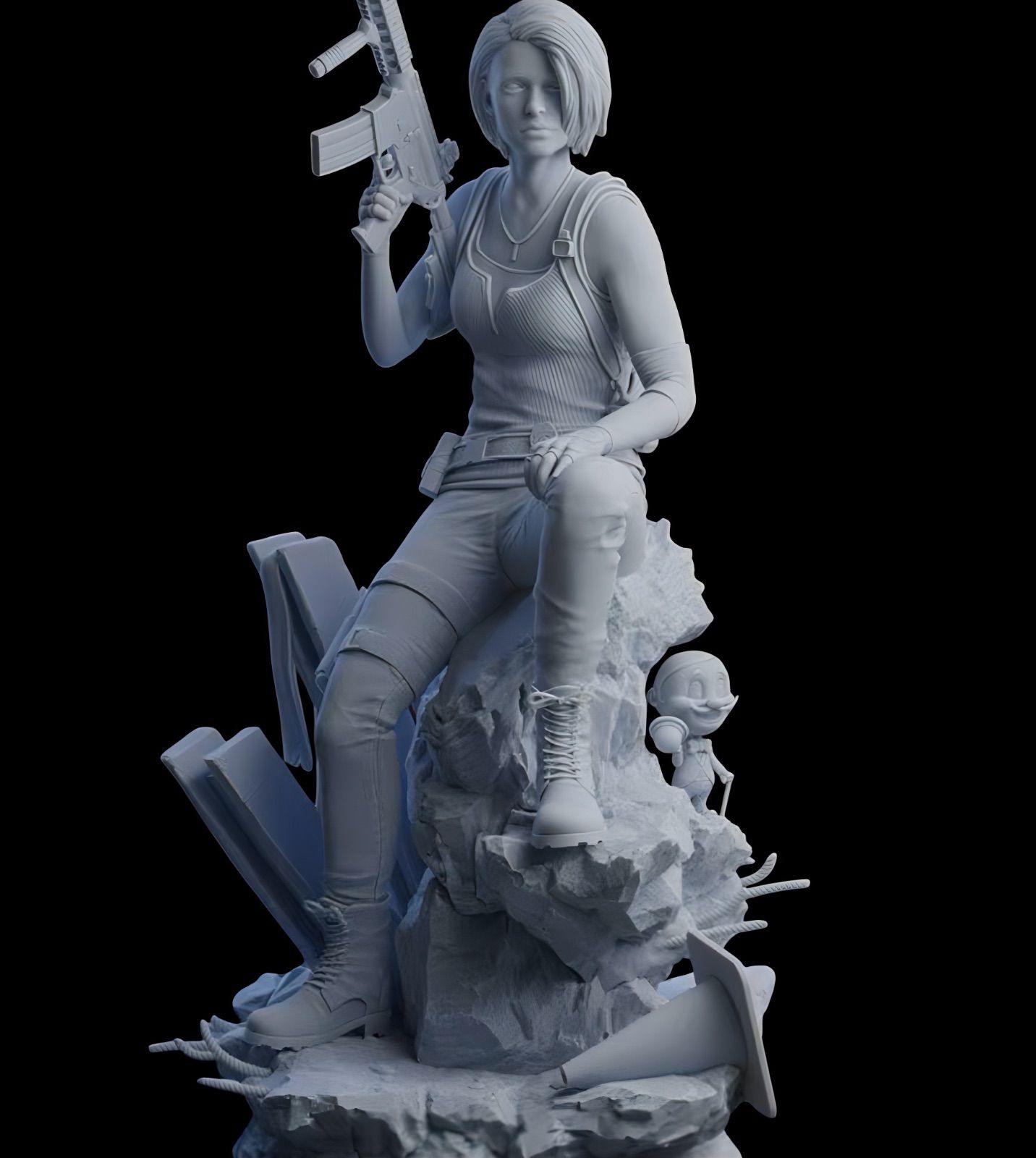 1/6 ガレージキット フィギュア 未塗装 12インチ biohazard ジル