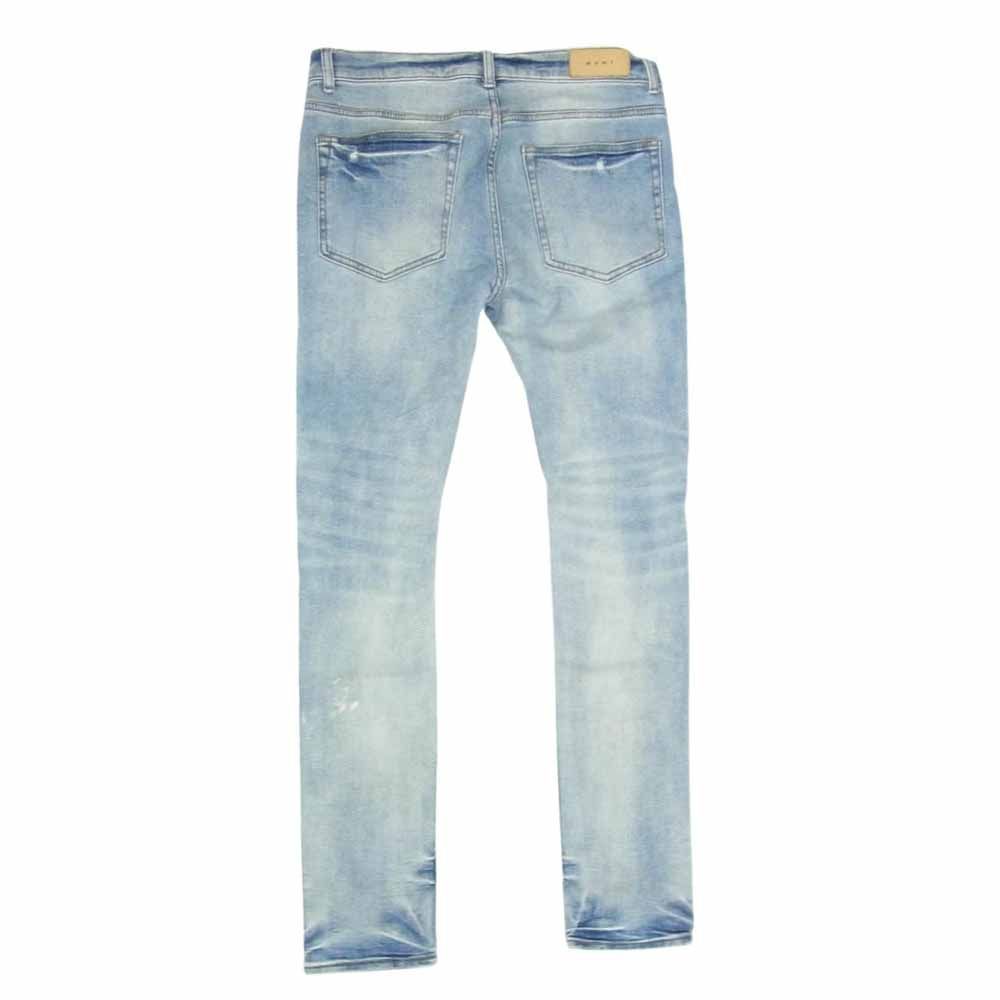 ミニマル mnml RN139488 ダメージ加工 クラッシュ スキニー ストレッチ 